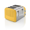 Swan 4 Slice Retro Toaster - Yellow