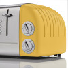 Swan 4 Slice Retro Toaster - Yellow