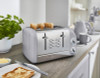 Swan 4 Slice Retro Toaster - Grey