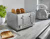 Swan 4 Slice Retro Toaster - Grey