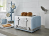 Swan 4 Slice Retro Toaster - Blue