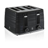 Swan 1600W 4-Slice Symphony Toaster - Black