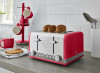 Swan 4 Slice Retro Toaster - Red