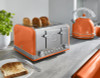 Swan 4 Slice Retro Toaster - Orange