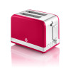 Swan Retro 2 Slice S/S Toaster - Red