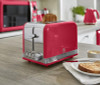 Swan Retro 2 Slice S/S Toaster - Red