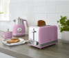 Swan Retro 2 Slice S/S Toaster - Pink