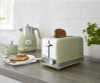 Swan Retro 2 Slice S/S Toaster - Green