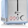 Swan Retro 2 Slice S/S Toaster - Blue