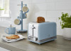 Swan Retro 2 Slice S/S Toaster - Blue