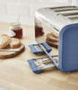 Swan 4 Slice Nordic Style Toaster - Blue