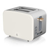 Swan 2 Slice Nordic Style Toaster - White