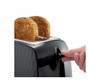 Russell Hobbs Honeycomb 2 Slice Textured Toaster, Black