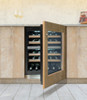 Caple Wi6161 35 Bottle Dual Zone Under Counter Wine Cooler - Energy Efficiency Class: F