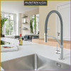 Austen & Co. Madrid Chrome with Gunmetal Grey Pull Out Hose Kitchen Mixer Tap