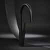 Riobel Solstice Mixer with Pull Down Spray Matt Black Kitchen Tap
