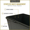 Austen & Co. 30L Built-In Hinged Cupboard Kitchen Bin - 2 Compartments