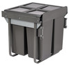 Austen & Co. 68L Pull Out Cupboard Kitchen Bin - 3 Compartments