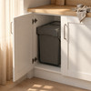Austen & Co. 56L Built-In Hinged Cupboard Kitchen Bin - 2 Compartments