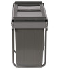 Austen & Co. 30L Built-In Hinged Cupboard Kitchen Bin - 3 Compartments