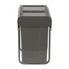 Austen & Co. 30L Built-In Hinged Cupboard Kitchen Bin - 3 Compartments
