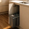 Austen & Co. 30L Built-In Hinged Cupboard Kitchen Bin - 3 Compartments