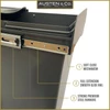 Austen & Co. 34L Built-In Hinged Cupboard Kitchen Bin - 1 Compartment