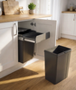 Austen & Co. 60L Built-In Hinged Cupboard Kitchen Bin - 2 Compartments