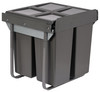 Austen & Co. 68L Built-In Hinged Cupboard Kitchen Bin - 4 Compartments