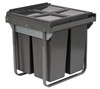Austen & Co. 68L Built-In Hinged Cupboard Kitchen Bin - 4 Compartments