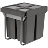 Austen & Co. 68L Built-In Hinged Cupboard Kitchen Bin - 4 Compartments