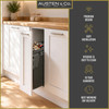 Austen & Co. 34L Pull Out Cupboard Kitchen Bin - 1 Compartment
