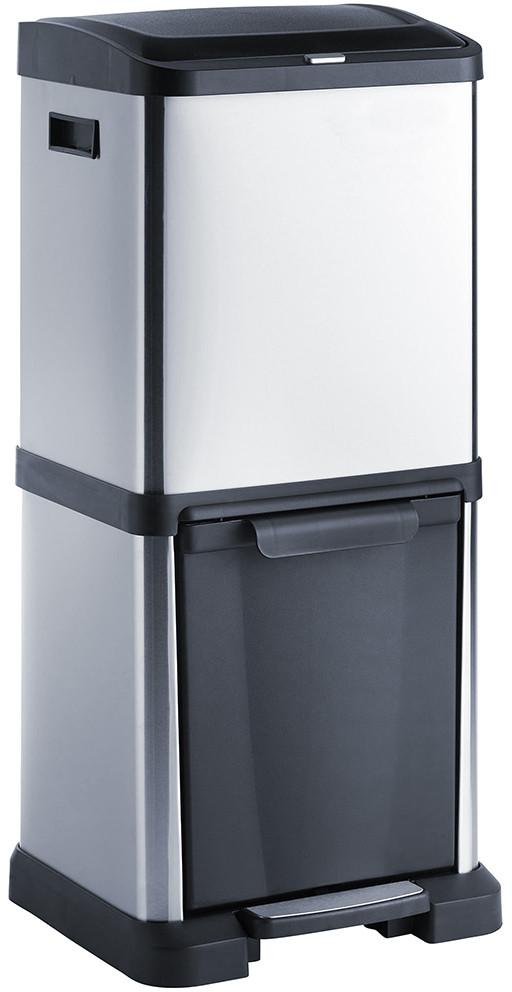 Duo Recycling Bin 40 Litre Tower Recycler Cut Price Kitchens