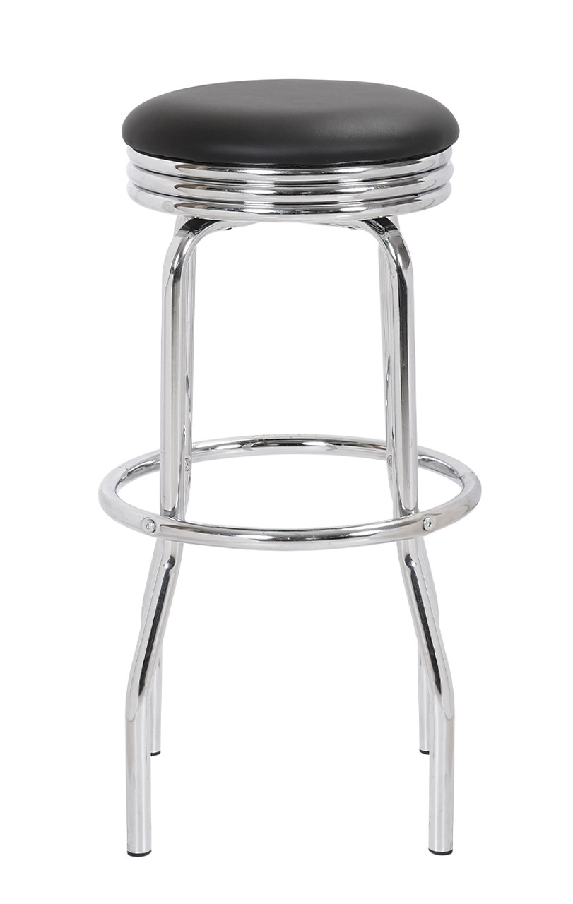 Chrome breakfast shop bar stools