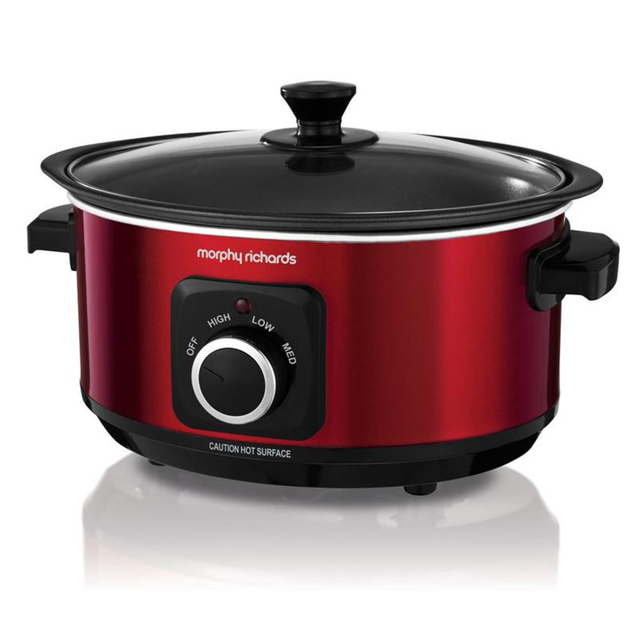 Morphy Richards Evoke Slow Cooker Manual 3.5L Red Cut Price Kitchens