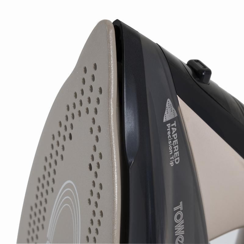 Tower Ceraglide 2800W Steam Iron Black and Gold Cut Price Kitchens