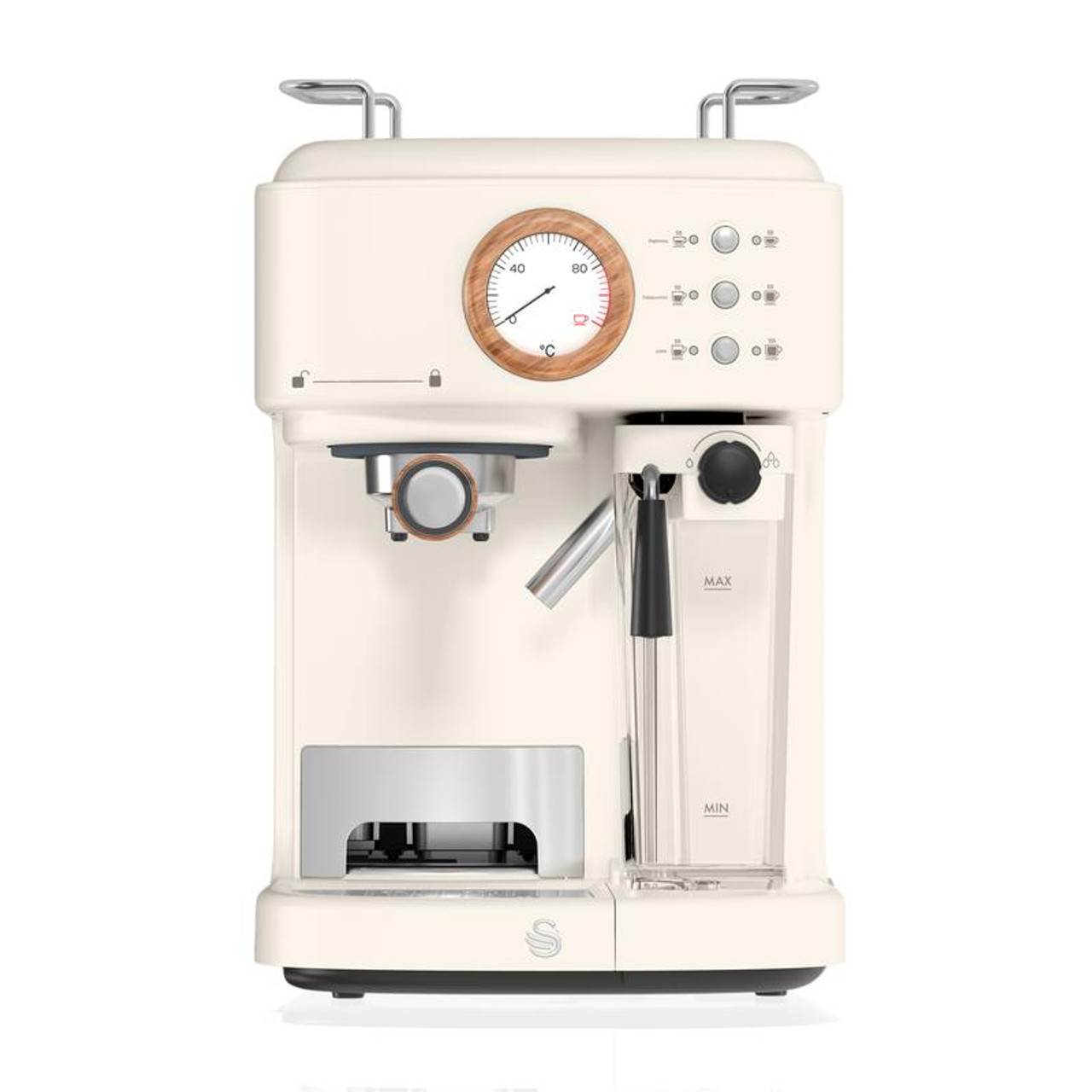Swan Nordic One Touch Espresso Machine White Cut Price Kitchens