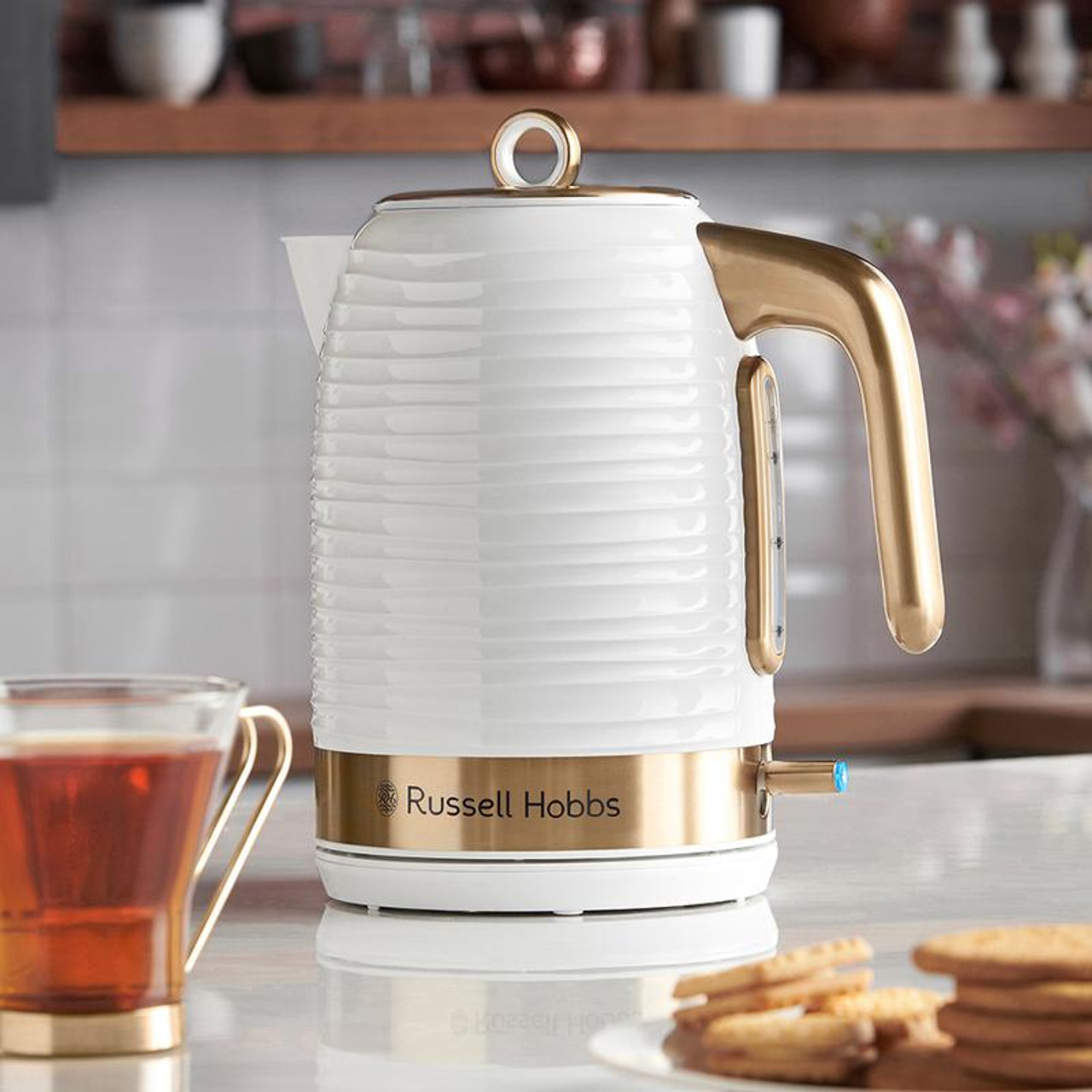 RUSSELL HOBBS Inspire Jug Kettle - White - Sperrin Electronics