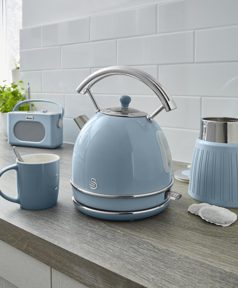 Electric Kettle Swan Retro Kettle And Toaster Set Kitchen Swan - Main Image