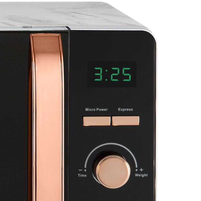 Tower Rose Gold 800W 20L Digital Microwave Marble Cut Price Kitchens