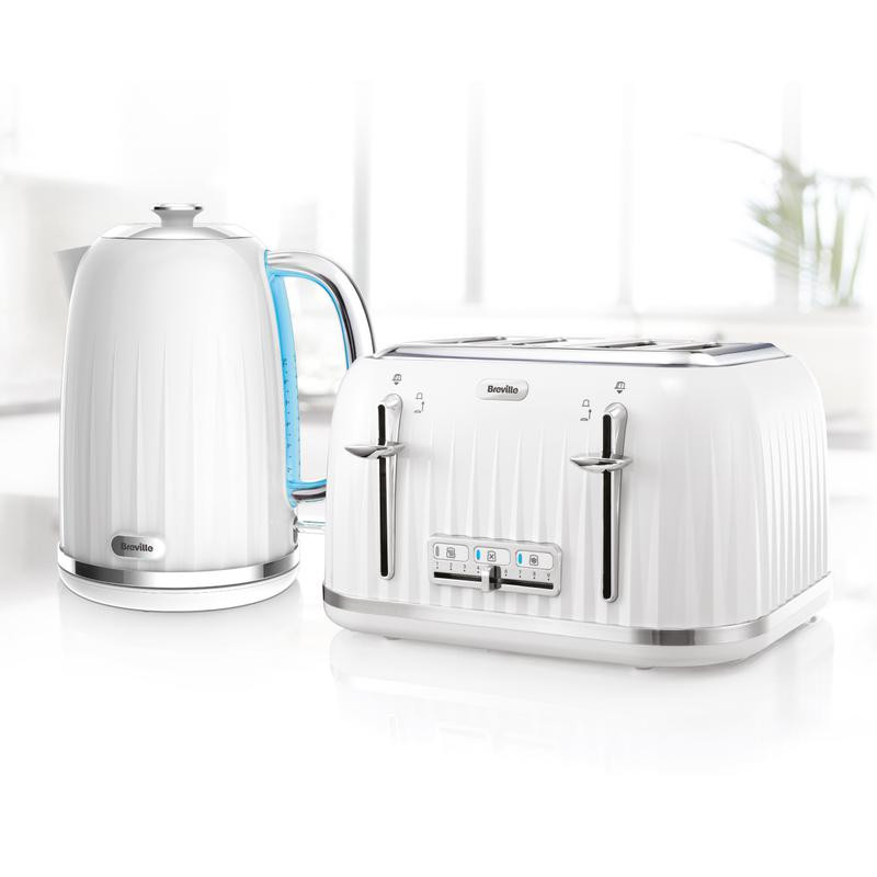 Breville Impressions 4 Slice Toaster White Cut Price Kitchens