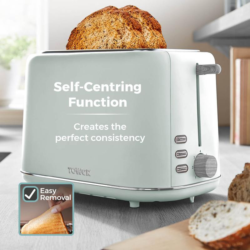 Sage Appliances Sage Two Slice Toaster Tower Scandi Slice