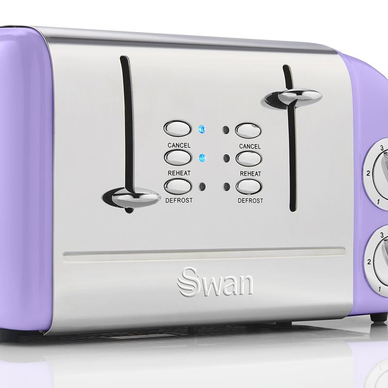 Ladiva Toaster-Purple-1350W-4 Slices