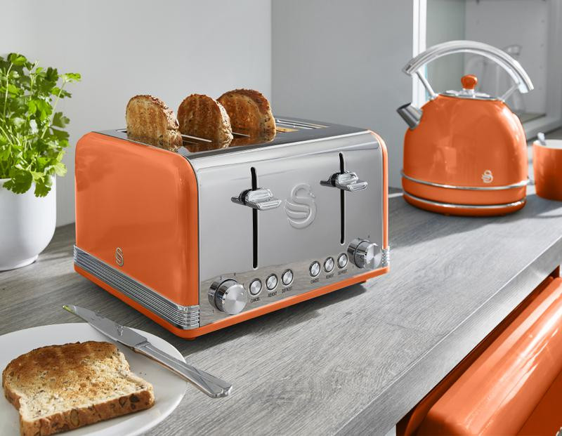 Retro Toaster Orange