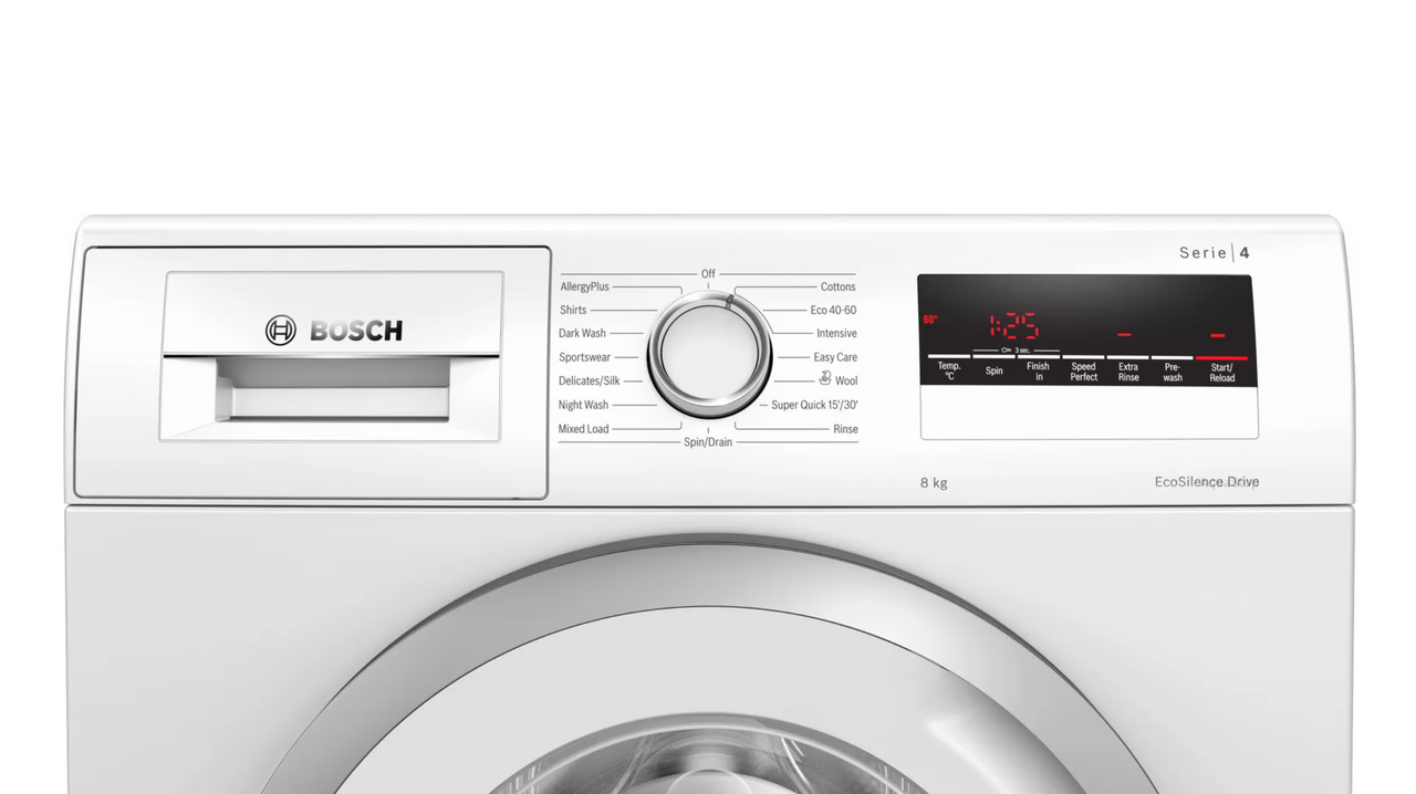 Bosch WAJ28008GB 7kg 1400rpm spin Serie 2 Washing machine, Front