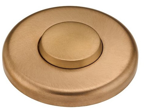 InSinkErator Pioneer Decorative Sink Top Air Switch Button - Brushed Bronze