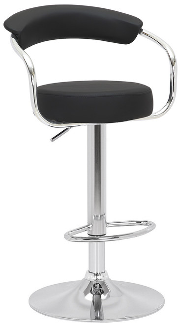 Zenith Bar Stool Black Zenith Bar Stool Black