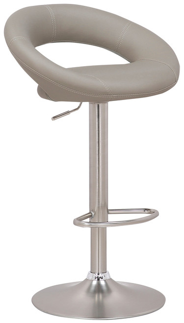 Sorrento Kitchen Brushed Bar Stool Grey Sorrento Kitchen Brushed Bar Stool Grey