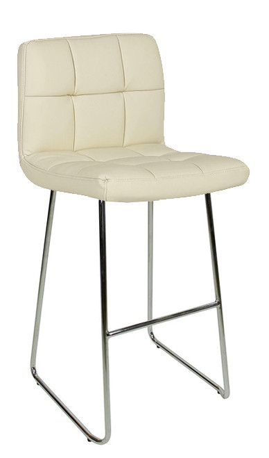 Allegro Fixed Height Curved Bar Stools Cream Allegro Fixed Height Curved Bar Stools Cream