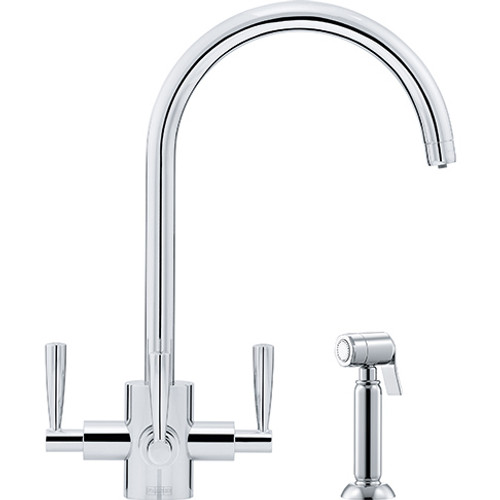 Franke Olympus Filterflow with Handspray Complete with filter housing Chrome 120.0184.896 Franke Olympus Filterflow with Handspray Complete with filter housing Chrome 120.0184.896